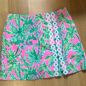 Lilly Pulitzer Tropical Hanging Around Print Skort